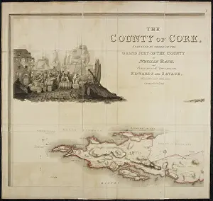Cork Prints: A map of the county of Cork