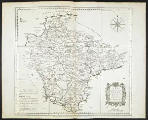Devonshire Prints: A map of the county of Devon