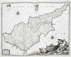 A map of Cyprus