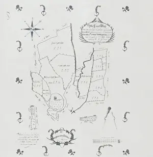 Military Complex Prints: Map of the es tate
