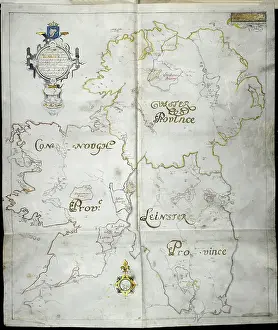 Connaught Prints: Map of Ireland