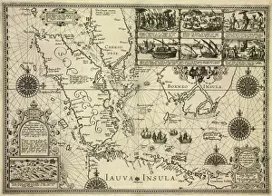 Borneo Prints: A map of Java, Sumatra, Borneo and Malacca