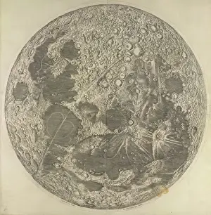 Crater Prints: Map of the moon