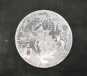 Observations Prints: A map of the moon based on observations