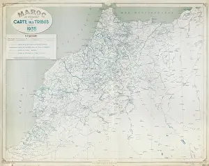 A map of Morocco