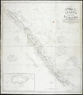 Sumatra Prints: A map of Sumatra