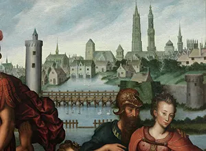 Allegories,proverbs And Zodiac Sign Prints: Detail of Mars, surrounded by the Arts and Sciences