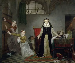 Mary Stuart (1542-87) at the Moment of Leaving for her Execution Mary Stuart (1542-87) at the Moment of Leaving for her Execution