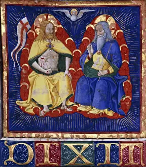Men Only Prints: Master of the Vitae Imperatorum: The Trinity