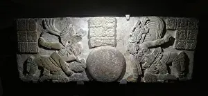 Mayan Prints: Maya ballplayer panel