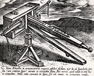 Crossbow Prints: Mechanical crossbow on stand (euthytonon)