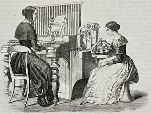 Giovanni Mariani Prints: Mechanized typesetting machine