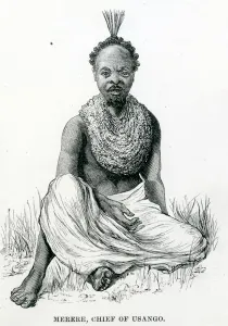 Merere, chief of the Usango from Travels in Africa, 1879 (engraving) Merere, chief of the Usango from Travels in Africa, 1879 (engraving)