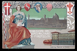 Barrack Prints: Military Engineer Command in Florence
