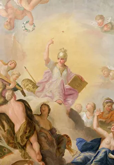 Antonio Verrio Prints: Minerva surrounded by the Arts and Sciences