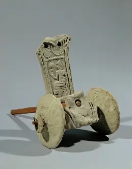 Republic Of Iraq Prints: Model of a chariot