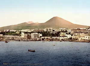 Falling Asleep Prints: Mount Vesuvius