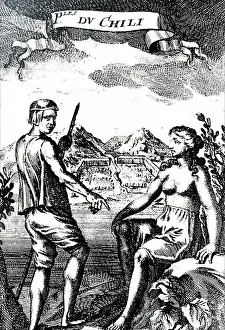 Charles Keene Prints: Native Chileans