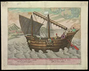 Naves et China et Java (sailing vessel of China & Java)