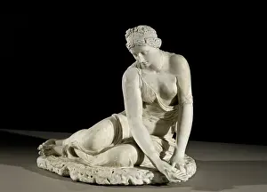 Mermaid Prints: Nymph with shell