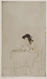 James Gustavus Hope Spindler Prints: Four O Clock (etching)