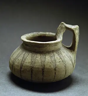 Puglia Prints: One-handled jug with geometric patterns