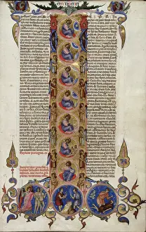 Creation Prints: Opening of Genesis, beginning with initial I