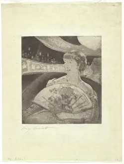 Edward Henry Potthast Prints: In the Opera Box, 1880 (etching, soft-ground etching, aquatint)