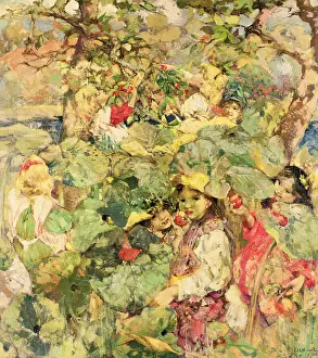 Edward Atkinson Hornel Prints: In the Orchard