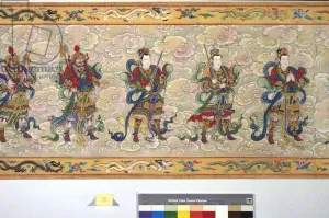 The Ordination of Empress Zhang, 1493 (ink, colour and gold on paper, handscroll) The Ordination of Empress Zhang, 1493 (ink, colour and gold on paper, handscroll)
