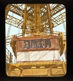 Paris Exposition: Eiffel Tower, 1900 (lantern slide)