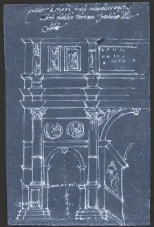 Fritz Thaulow Prints: A partial elevation of the Arch of Constantine