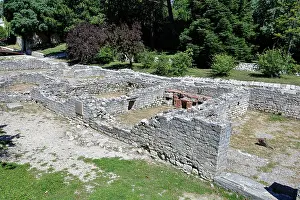 Roman Prints: Partial view of the thermal and palace complex