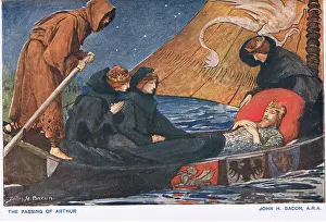 Unhappy Prints: The Passing of Arthur, c.1910 (litho)