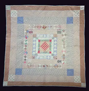 Quilting Prints: Patchwork quilt, c.1860 (textile)