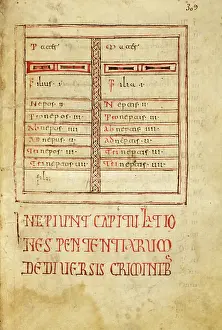 Canon Prints: Penitential Canons