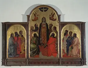 Andrea Di Cione Orcagna Prints: Pentecost (tempera on panel)