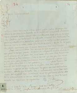 Petition by Aldonze Sade for employment, 1794-95 (pen and ink on paper) Petition by Aldonze Sade for employment, 1794-95 (pen and ink on paper)