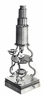 Magnification Prints: Three pillar microscope