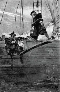 Loon Prints: Pirates execution of a prisoner