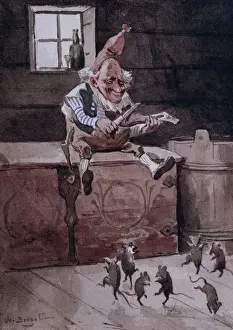 Nils Bergslien Prints: The pixie plays up to dance