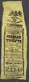Pantomime Prints: Play bill