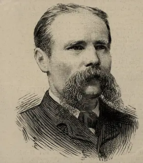 1890 Prints: Portrait of Benjamin Baker