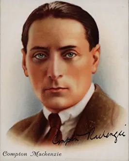 Brown Hair Prints: Portrait of Compton Mackenzie