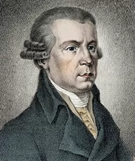 Portrait of Johann Georg Albrechtsberger (1736-1809) Austrian musician