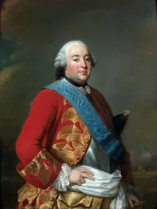 Portrait of Louis Philippe I (1725-1785), Duc de Orleans dit Le Gros - Peinture de Portrait of Louis Philippe I (1725-1785), Duc de Orleans dit Le Gros - Peinture de