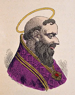Portrait of the Pope Innocent Ier (Innocenzo, Innocentius) (401-417) Portrait of the Pope Innocent Ier (Innocenzo, Innocentius) (401-417)