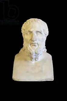 Pythagoras Prints: Portrait of Pythagoras (marble)