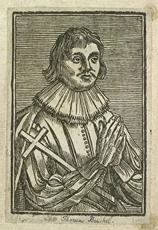Pious Prints: A portrait of Thomas Bushell, Frontispiece to The First Part of Youth Errors, 1628 (litho)