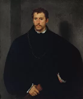 Portrait of an Unknown Man (The Man with Grey Eyes, or The Englishman) (oil on canvas)